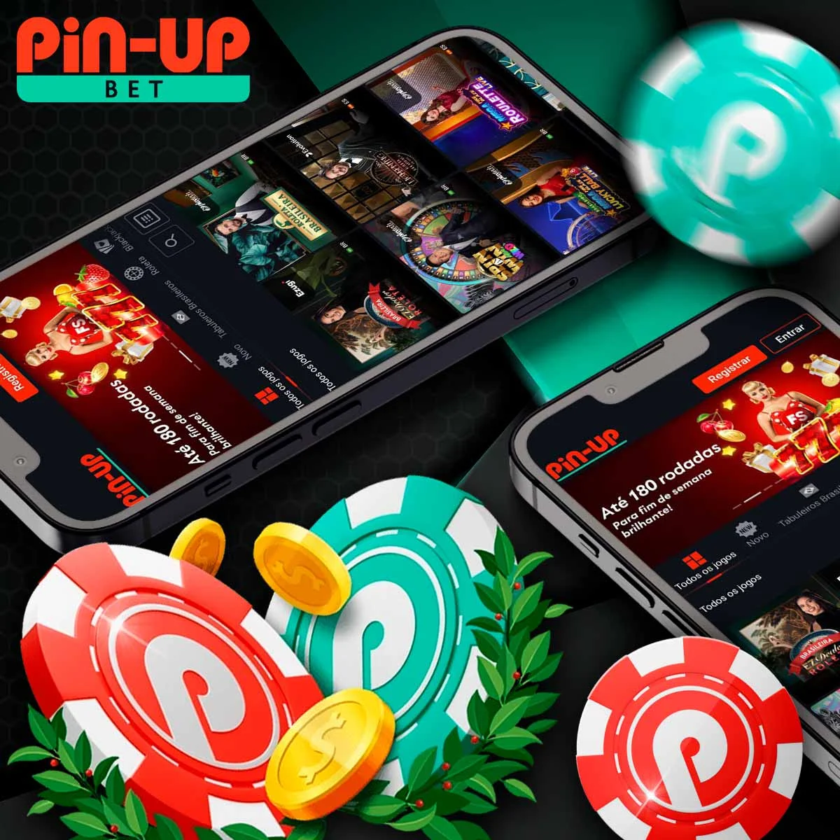 Uma ampla variedade de jogos de cassino no aplicativo de apostas móveis Pin Up no Brasil