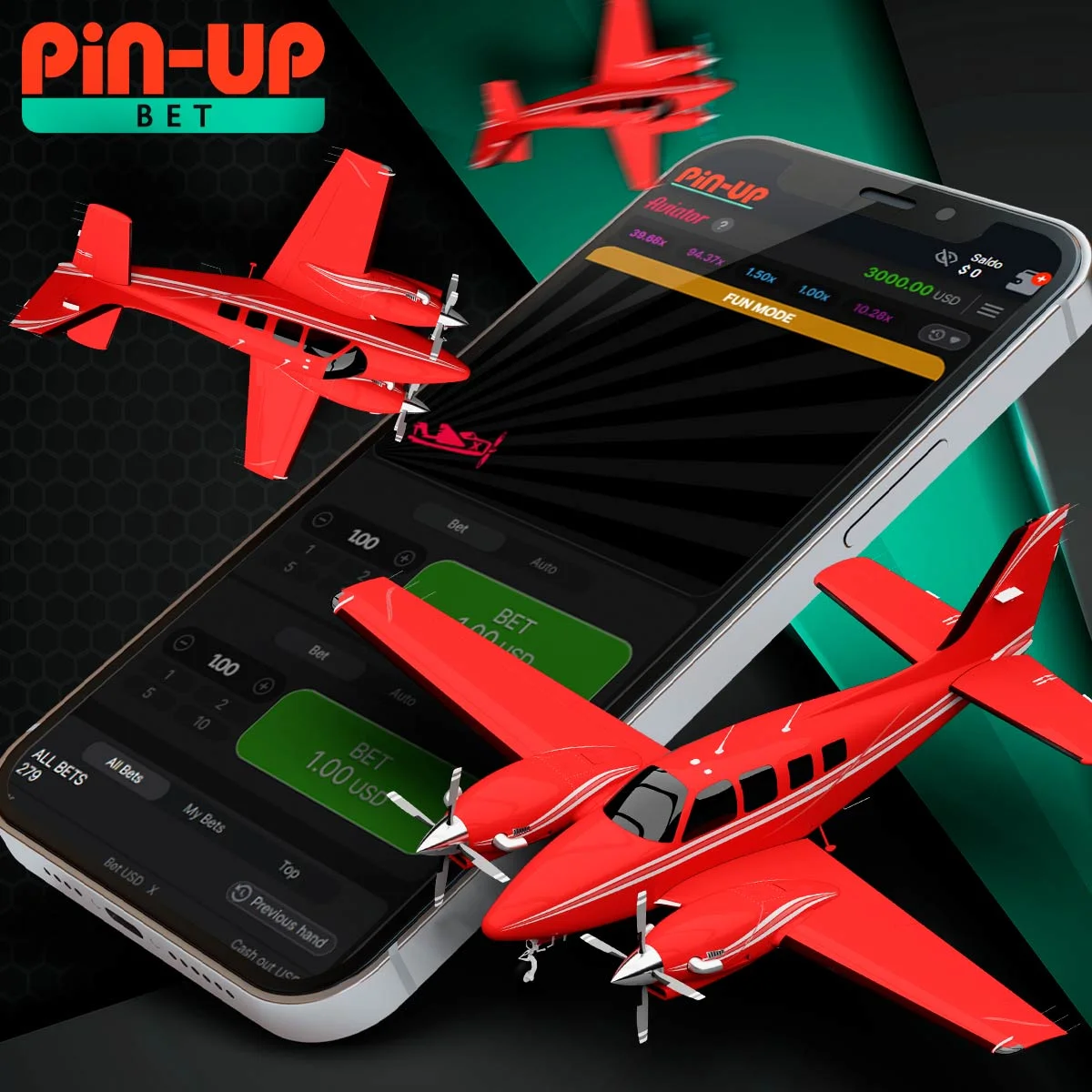 Jogo Aviator no aplicativo Pin Up no mercado brasileiro
