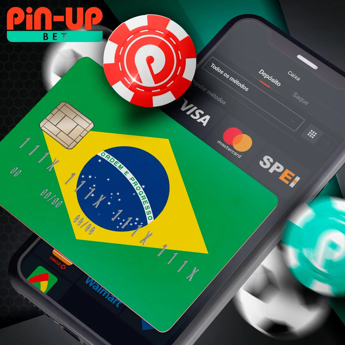 Cash out e editor de aposta no aplicativo de apostas móveis Pin Up no Brasil
