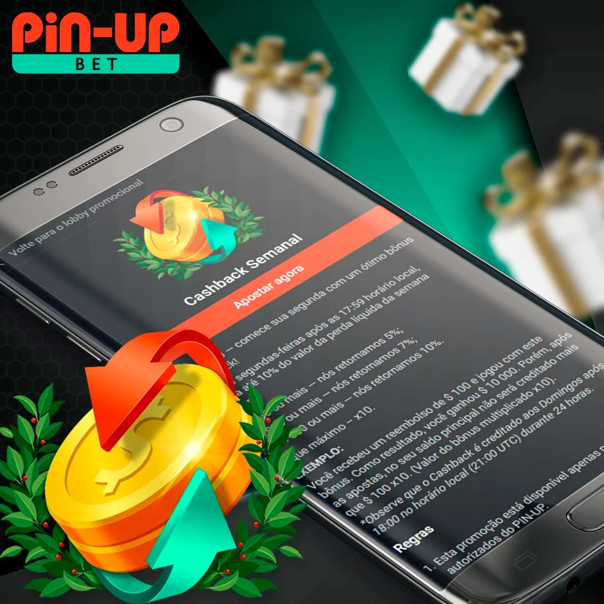 Cashback da casa de apostas Pin Up no mercado brasileiro