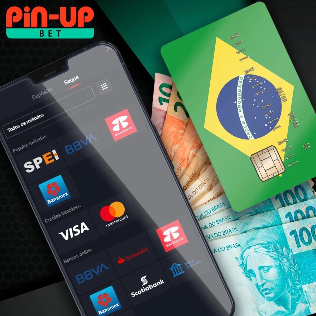 Como retirar dinheiro por meio do aplicativo Pin Up no mercado brasileiro