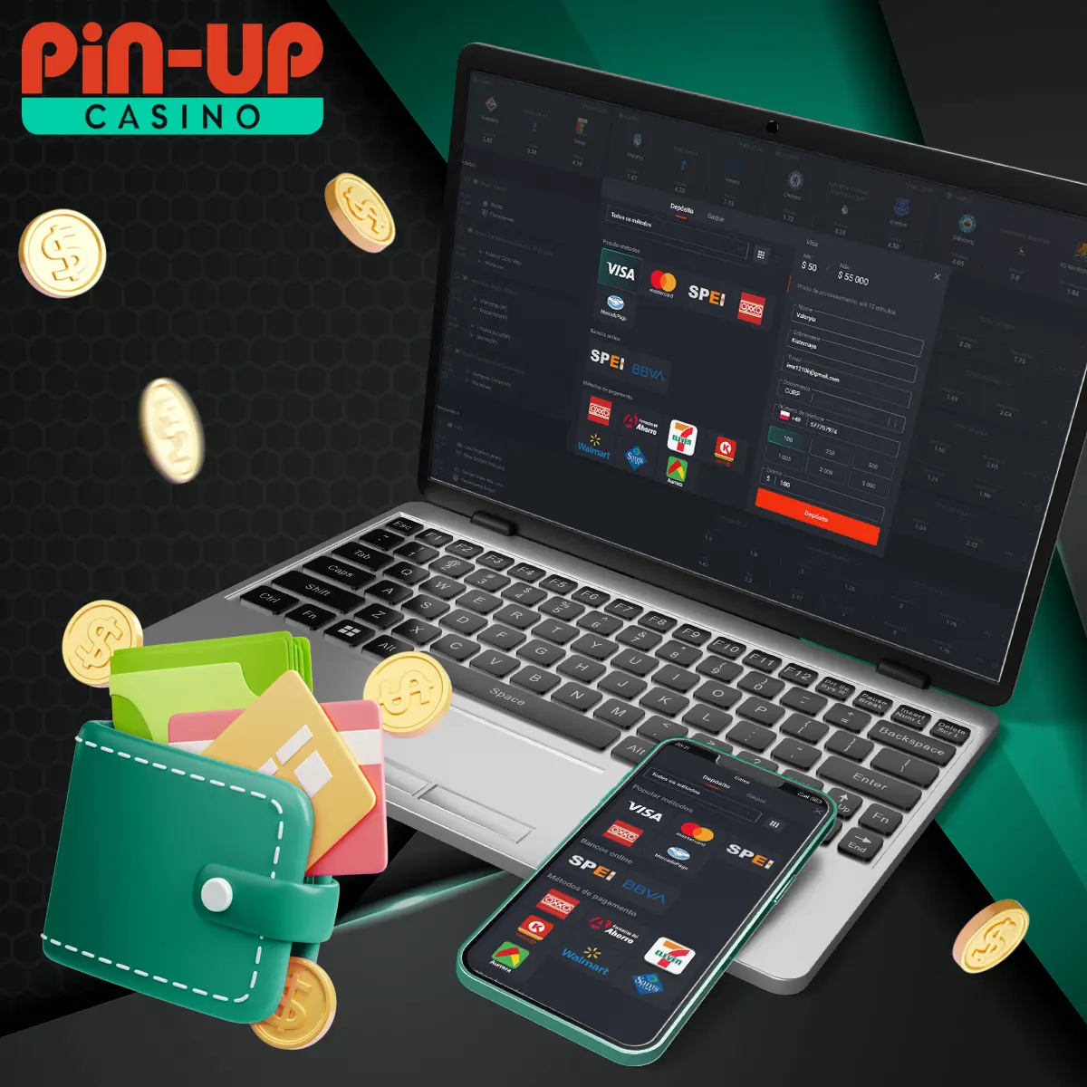 Em nosso Pin-Up Casino, os jogadores têm várias opções de pagamento à sua disposição para fazer um depósito ou saque para começar.