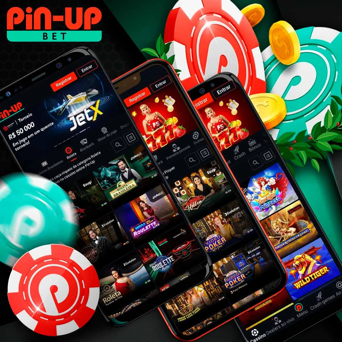 Jogos de cassino no aplicativo Pin Up no mercado brasileiro