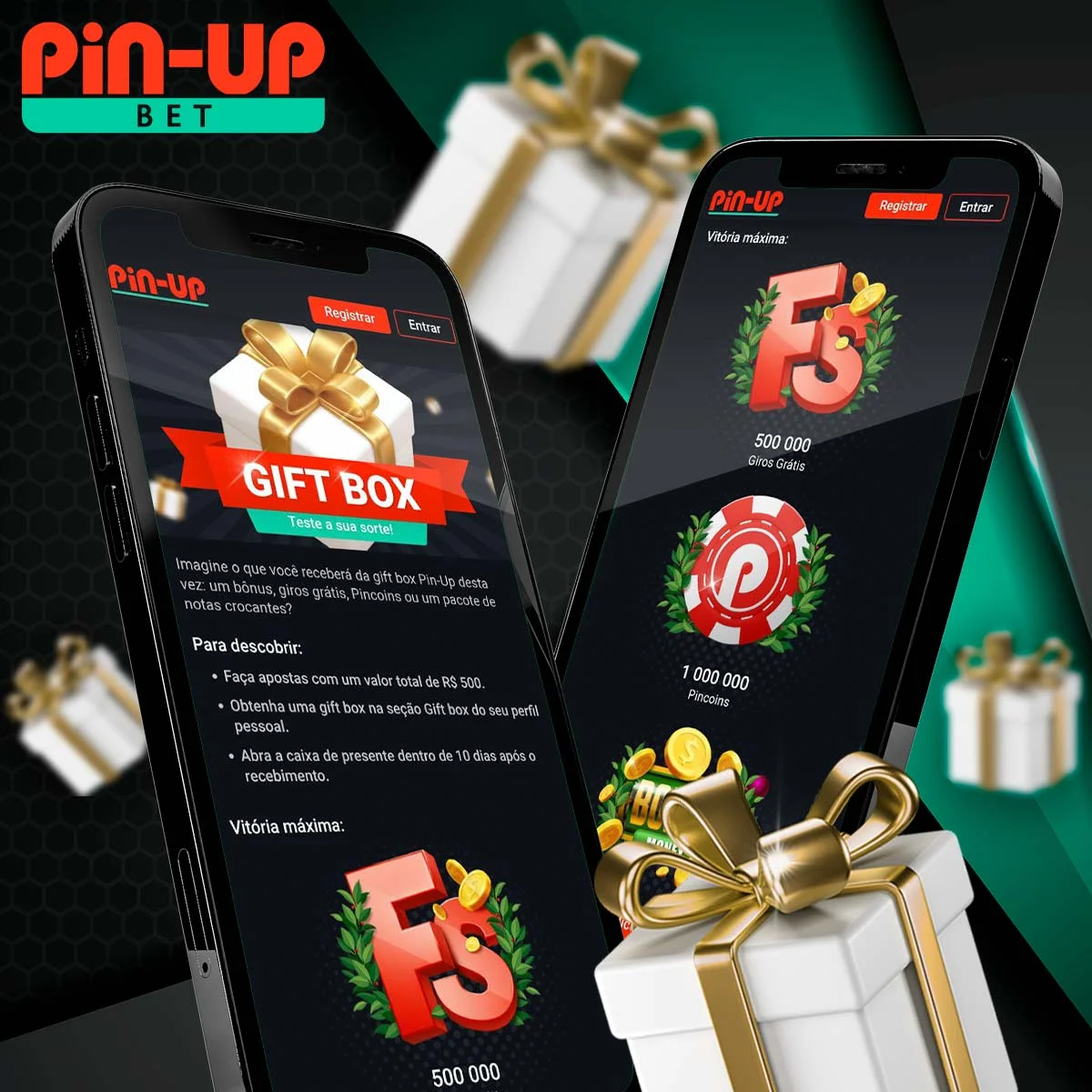 Promoções e bônus diários no aplicativo de apostas móveis Pin Up no Brasil