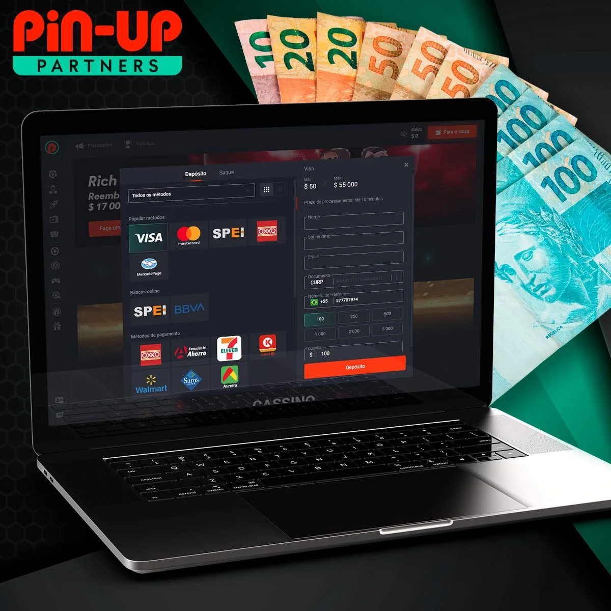 Quais os métodos disponíveis para saque casa de apostas Pin Up no mercado brasileiro?