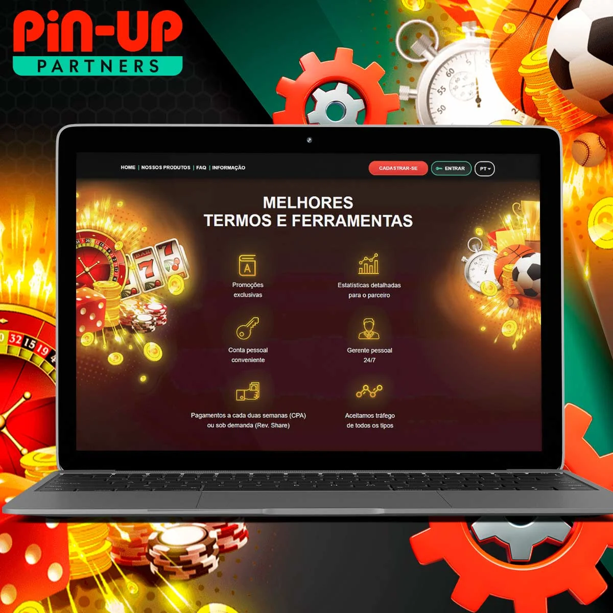 Quais são os termos e ferramentas disponibilizados pela casa de apostas Pin Up no mercado brasileiro?
