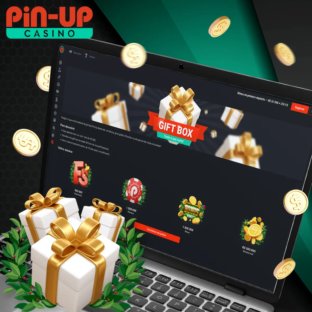 Os principais bônus e promoções da Pin-Up para usuários brasileiros.